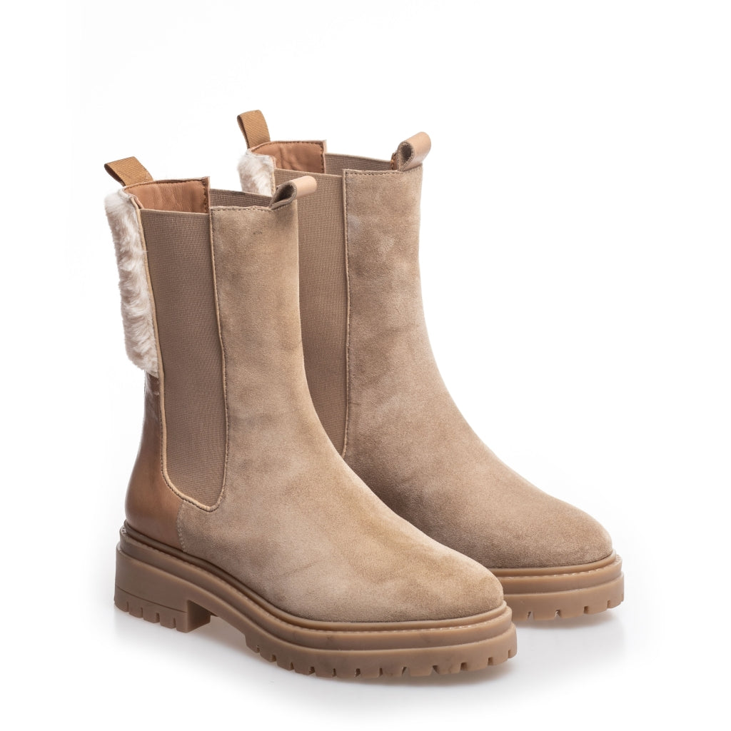 COPENHAGEN SHOES BEVERLY BOOT SUEDE Stiefel 282 SAND