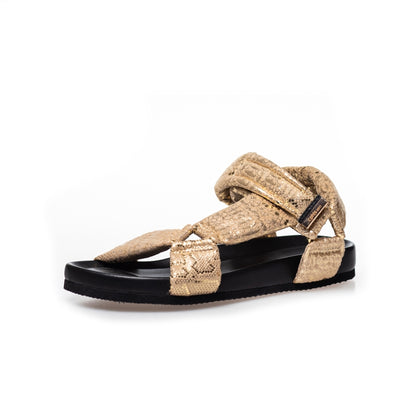 COPENHAGEN SHOES CARRIE MOON Sandalen 011 Gold Snake