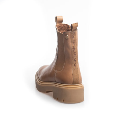 COPENHAGEN SHOES CHELSEA Stiefel 0138 CAMEL