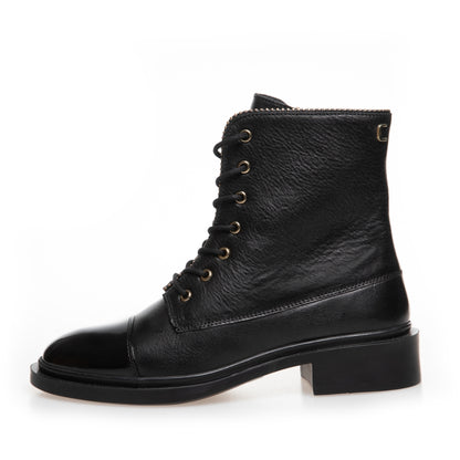 COPENHAGEN SHOES FASHION AND WALKING Stiefel 0011 BLACK PATENT