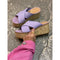 COPENHAGEN SHOES FOR A REASON Nubuch Keilsandalen 251 Purple