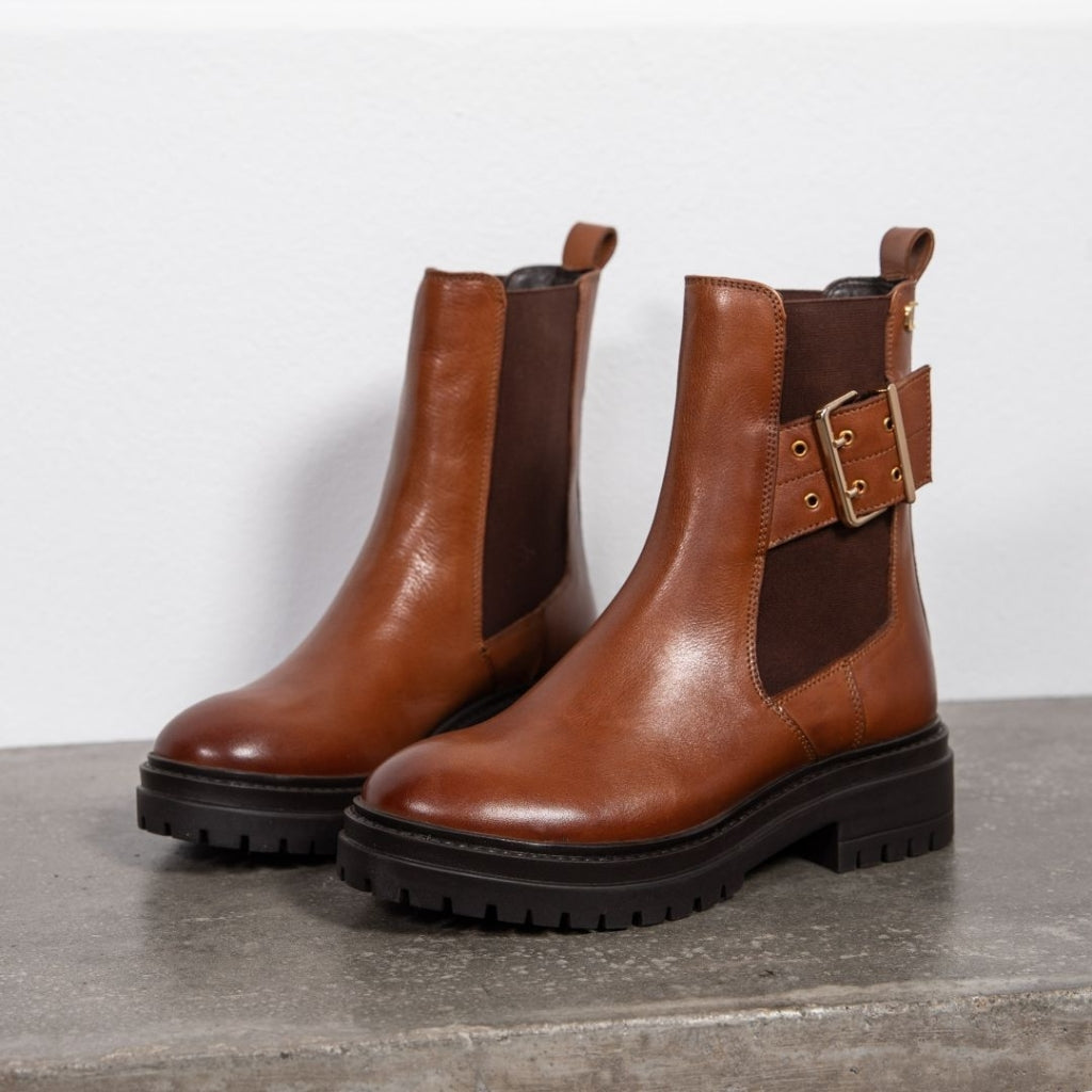 COPENHAGEN SHOES ITS LIKE FALL Stiefel 0241 COGNAC