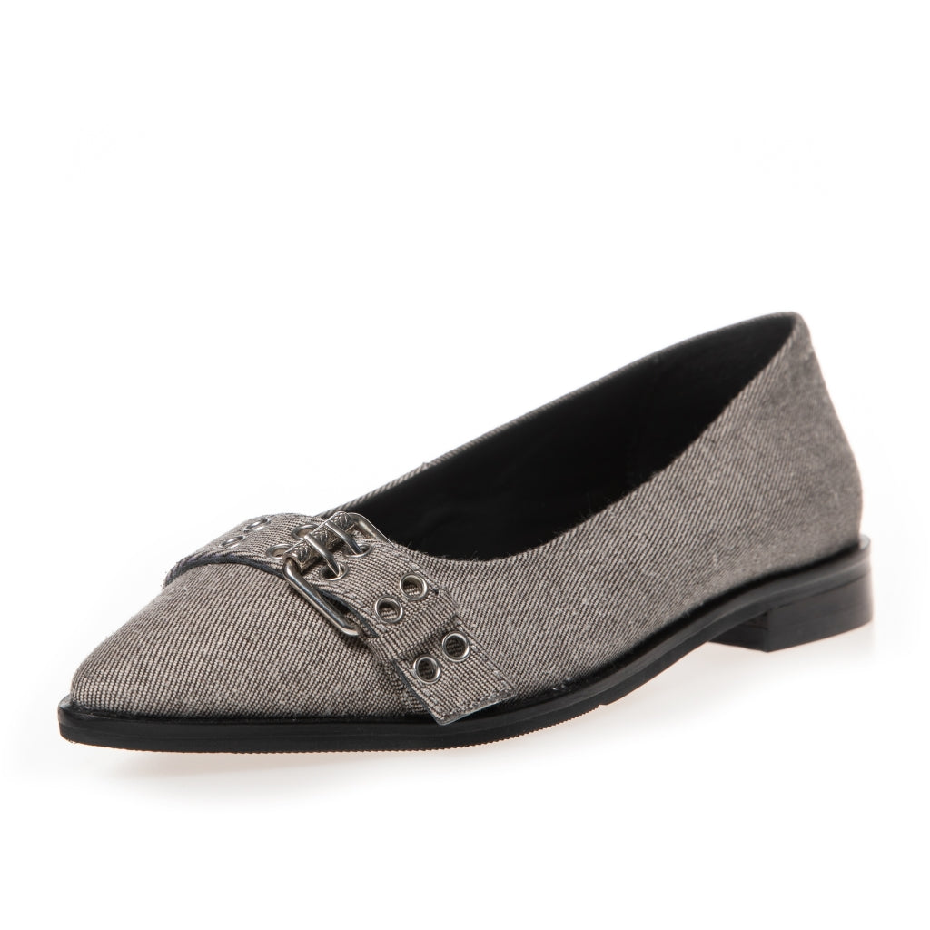 COPENHAGEN SHOES LIKE A MOVE-DENIM Ballerinas 0741 GREY DENIM