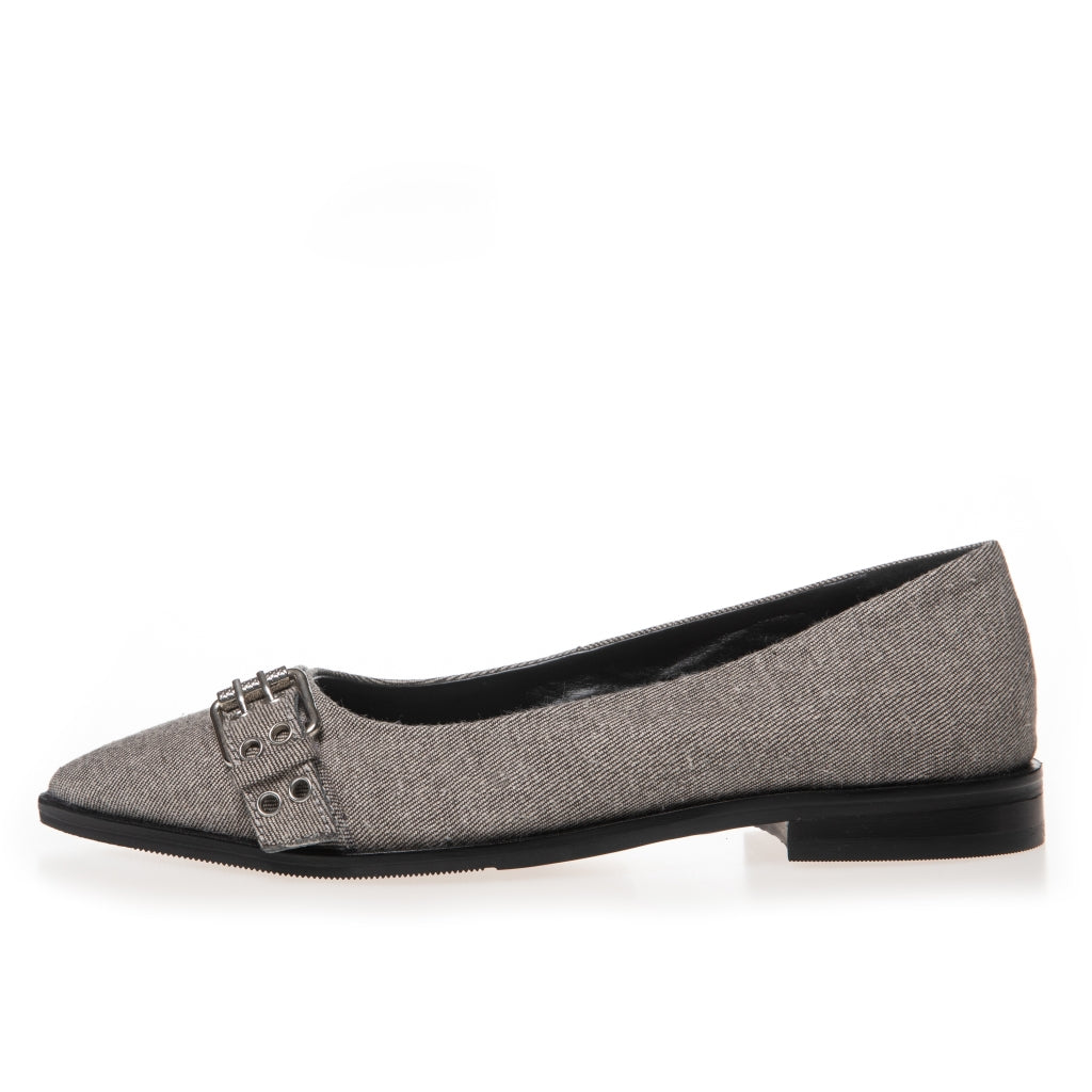 COPENHAGEN SHOES LIKE A MOVE-DENIM Ballerinas 0741 GREY DENIM