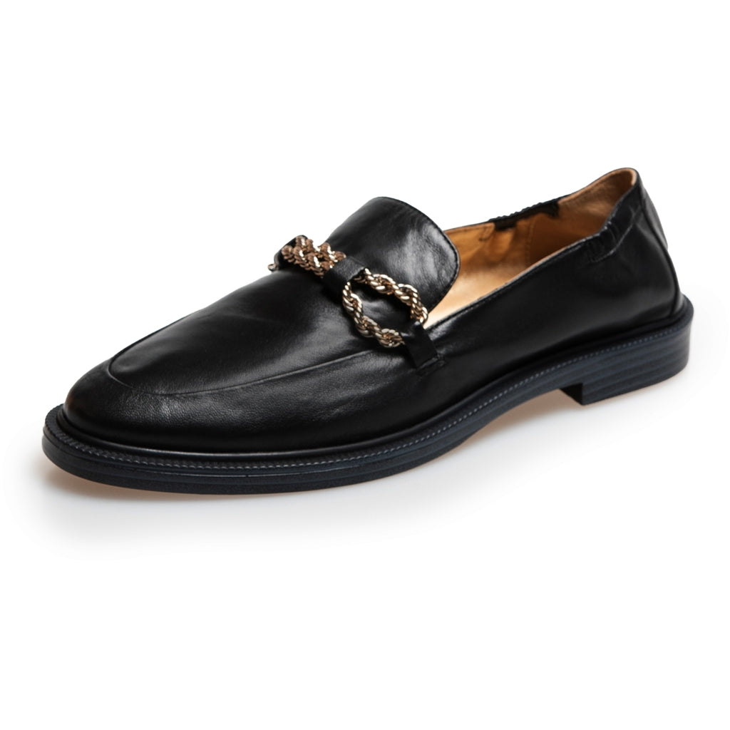 COPENHAGEN SHOES LOVE AND WALK Loafer 0003 BLACK