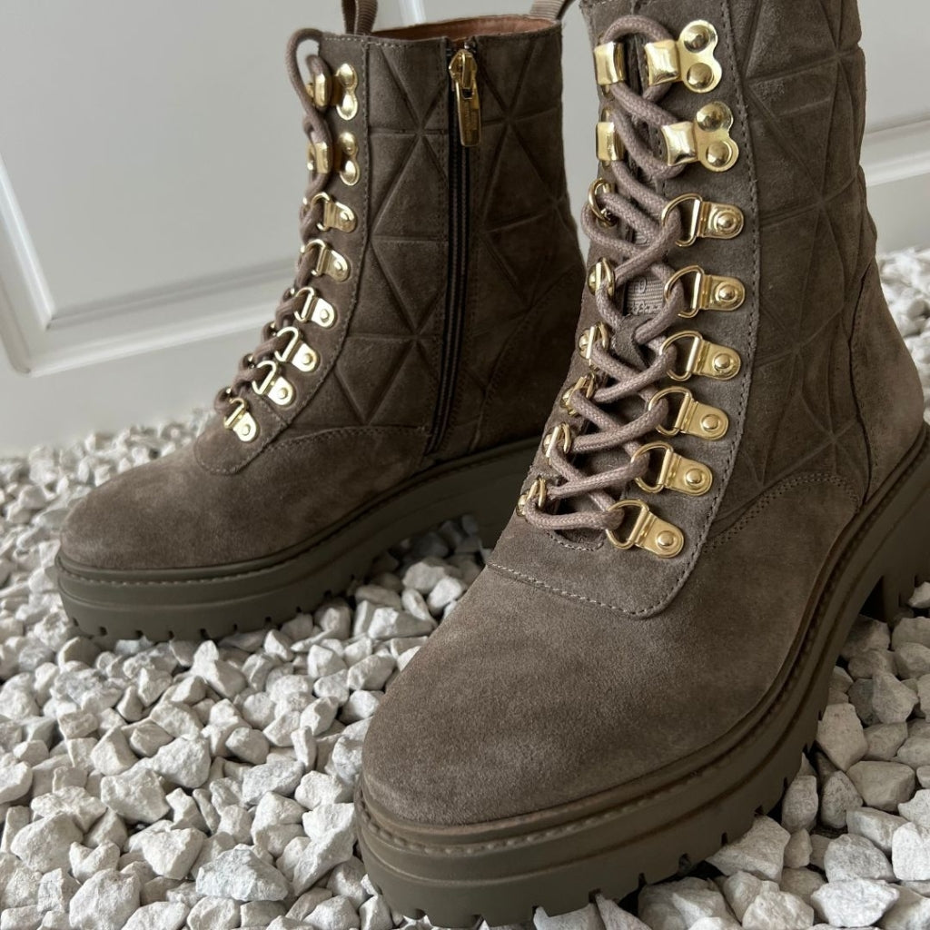 COPENHAGEN SHOES MY GIRL SUEDE Stiefel 1203 DK TAUPE (ARMY)