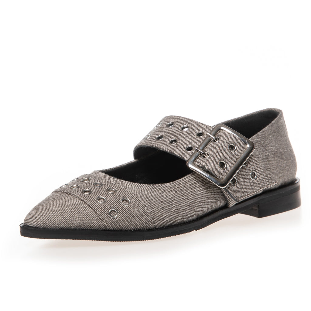 COPENHAGEN SHOES PASSION MOVE-DENIM Ballerinas 0028 GREY