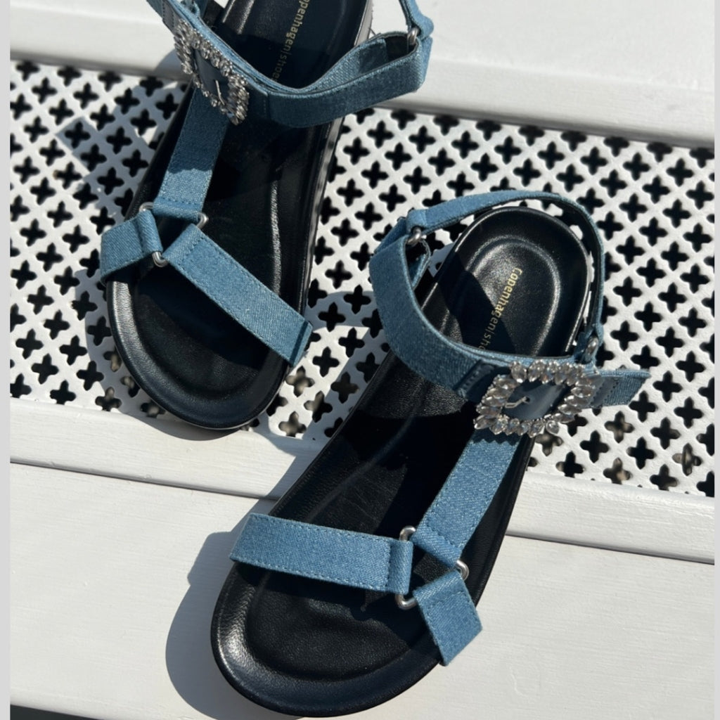 COPENHAGEN SHOES SIMILI AND DIAMONDS Sandalen 0220 DENIM