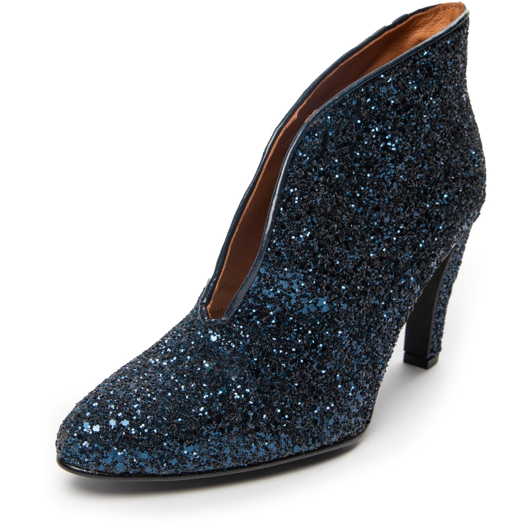 COPENHAGEN SHOES SUS GLITTER Stilettos 011 BLUE GLITTER