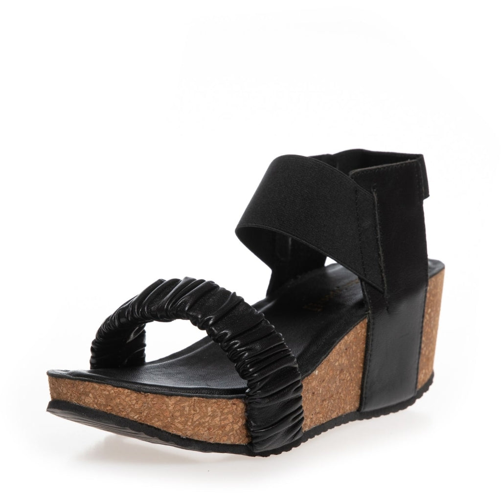 COPENHAGEN SHOES THE MOMENTS Keilsandalen 0001 BLACK