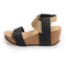 COPENHAGEN SHOES THE NEW DANIELA Keilsandalen 258 GOLD BLACK