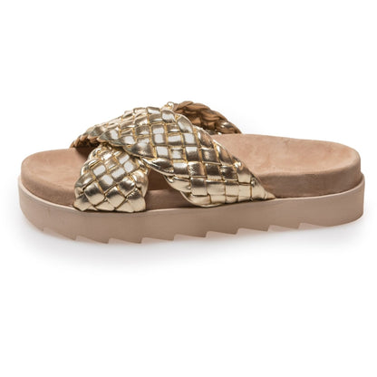 COPENHAGEN SHOES WHEN THE BEACH Slippers 0051 GOLD