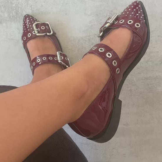 COPENHAGEN SHOES FUTURE VIBES PATENT Ballerinas 229 Bordo